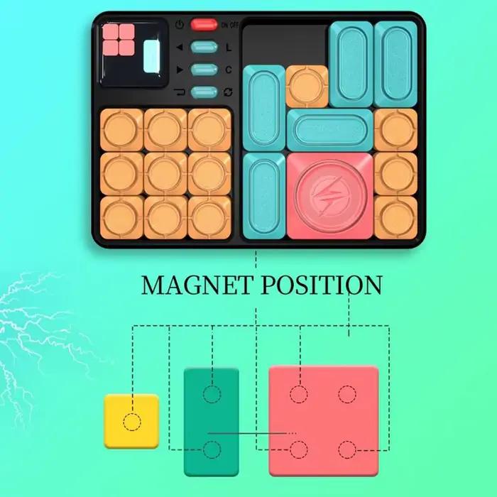 ANU – jeu de poche Super labyrinthe avec capteur intelligent Huarong Road