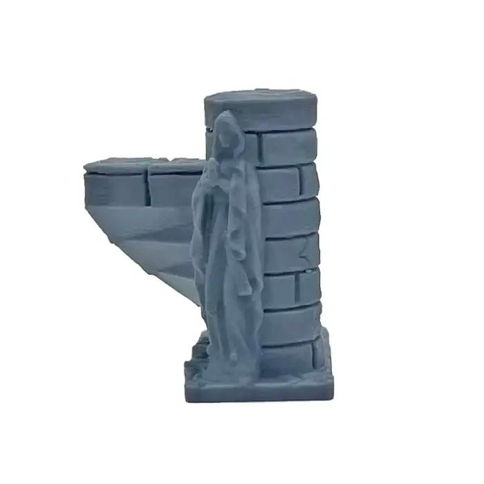 Terrain de jeu miniature Crypt Stairs Pathfinder Ruined Tomb Settlement pour Wargaming, D&D et jeux de rôle