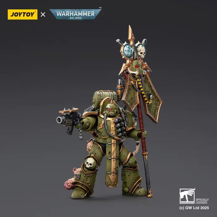 Figurine d'action de collection JOYTOY Warhammer 40K 1/18 ultra-réaliste avec gestes de main interchangeables