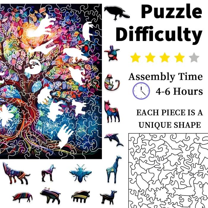 Puzzle en bois pour adultes - Arbre de vie