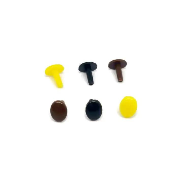 Yeux d'animal ovales en plastique