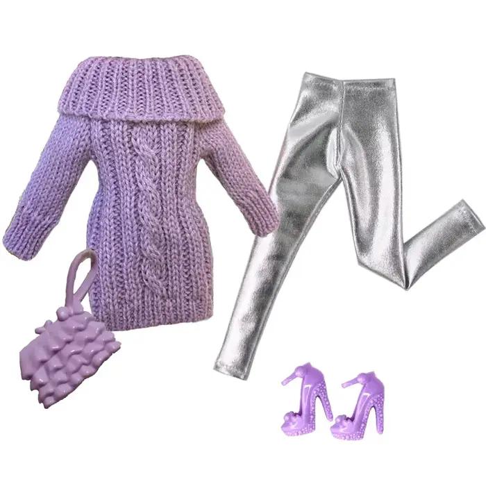 Vêtements de poupée 1/6 taille unique ensemble de styles violets pour poupée de 11.5 pouces 30cm jouets pour filles accessoires de collection poupées jouets fantaisie occasions spéciales