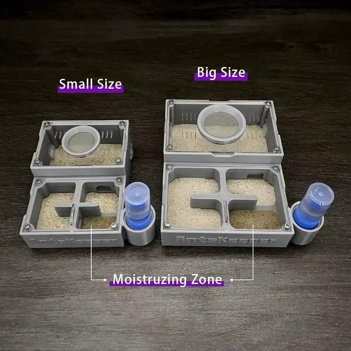 【Ants Keeper】Fermes de conception originale avec séparation sèche-humide Nid de maison AntHill à quatre pièces avec sable dur pour colonie de fourmis plus grandes