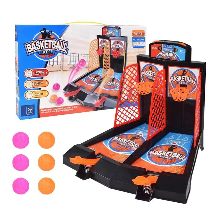Jouets pour enfants : Jeu de tir de basket-ball à éjection par le doigt pour deux joueurs
