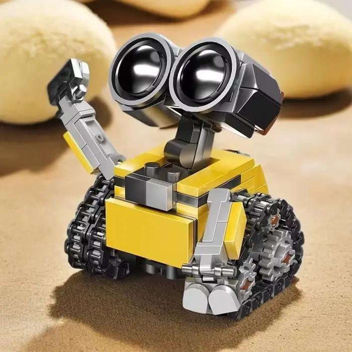 Modèle de robot à petites particules Wall-E Eve, kit de montage, figurine d'action, jouet éducatif pour garçon, jouet de collection, sans effets spéciaux