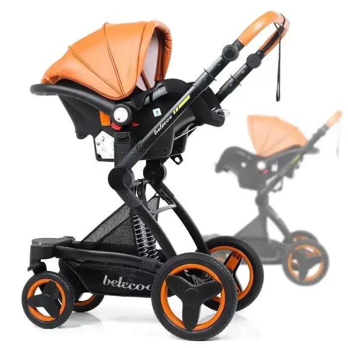 Poussette bébé 3 en 1 avec siège auto