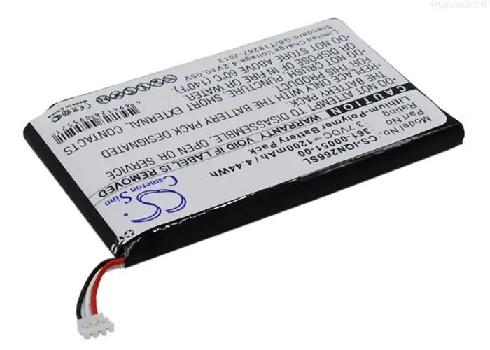 Batterie de navigateur GPS 1200mAh 361-00051-00,361-00051-01, 361-00051-12 pour Garmin Nuvi 2660LMT, 2669LMT, 2460LMT, 2595LM, 2595LMT