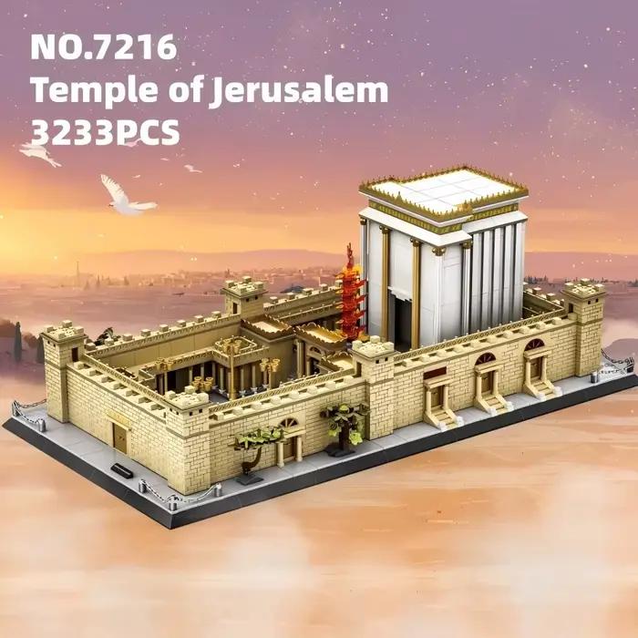 Mega 3217 pièces blocs de construction du Temple de Jérusalem