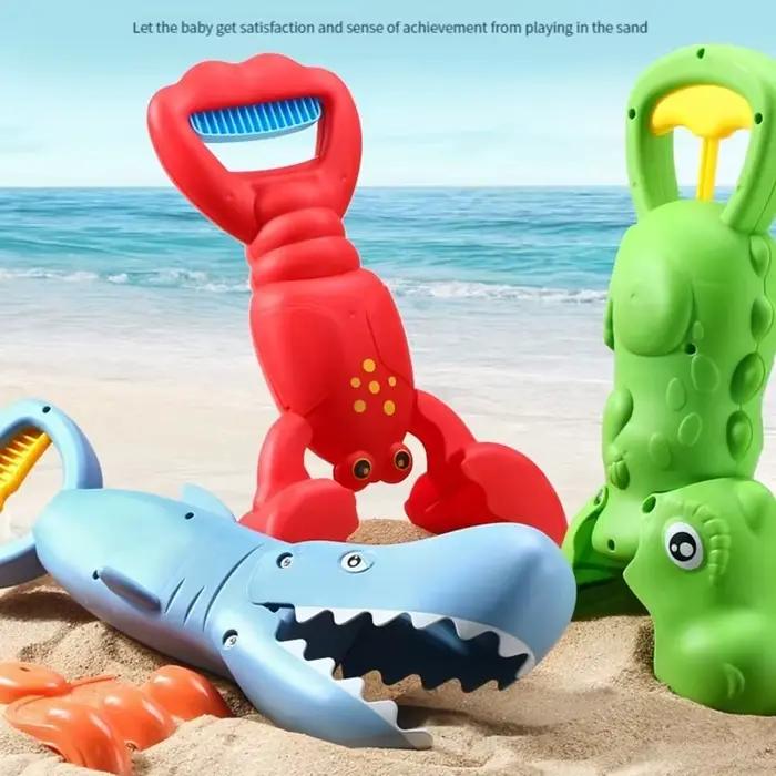 Jouets de bain pour bébé, jouets de plage, jeu de sable, attrape-griffes de homard coloré, piscines et plein air, jeu éducatif