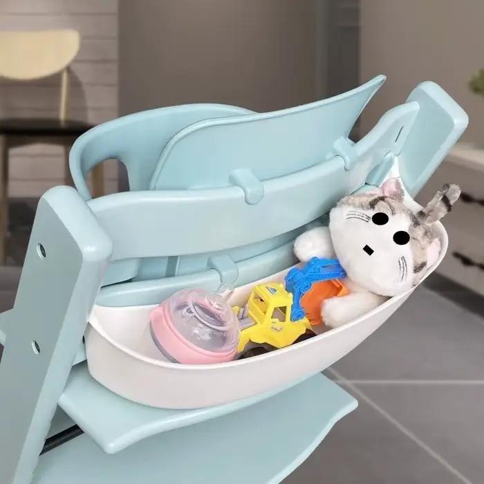 Boîte de rangement pour chaise haute pour bébé