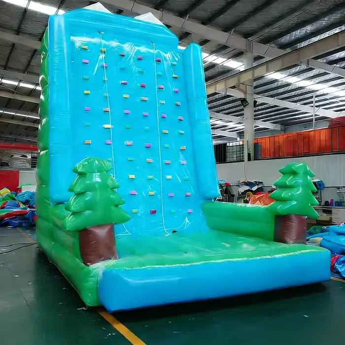 Château gonflable d'extérieur, jeux sportifs commerciaux, mur d'escalade gonflable pour enfants, grande tour d'escalade gonflable pour adultes