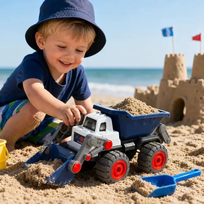 Camion benne de chantier jouet