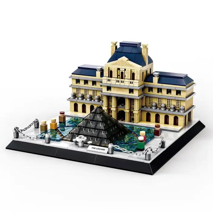 WANGE Creative World Famous Building Blocks Architecture Structure City Temple Big Ben Model Bricks Toys for Boys Adult Gifts