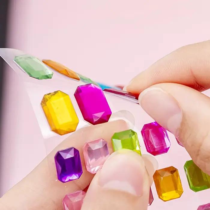 Autocollants 3D en cristal acrylique pour enfants