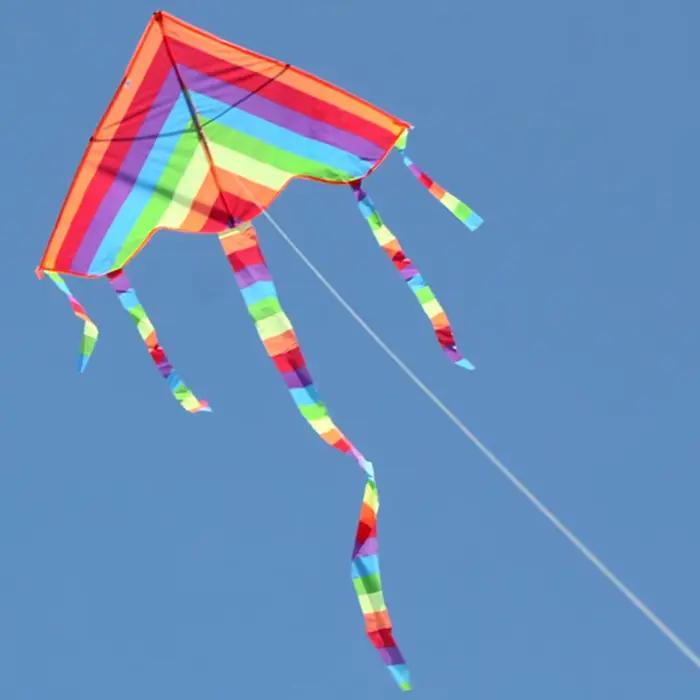 Easy Fly-Cerf-volant coloré arc-en-ciel pour enfants