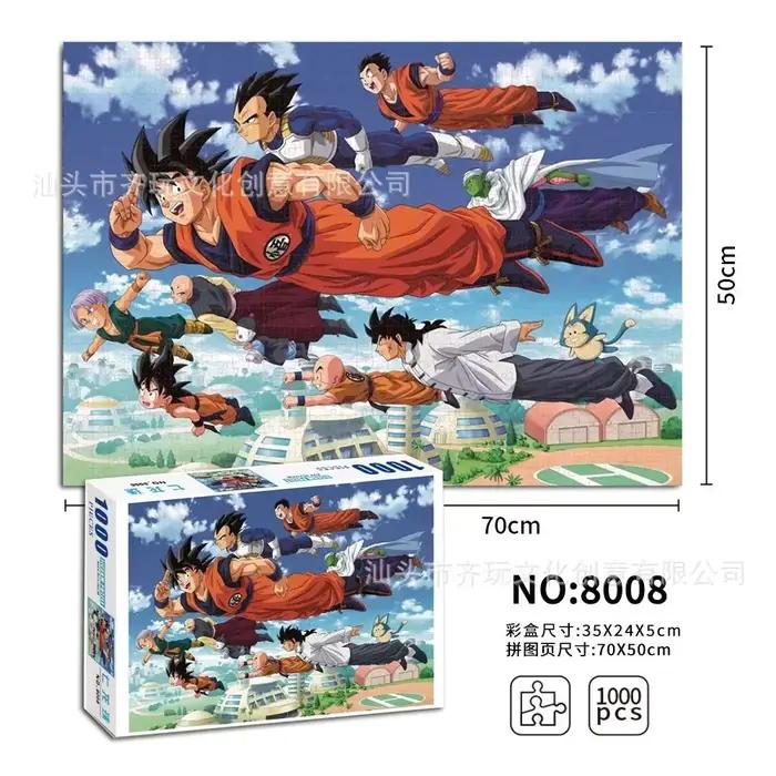 Puzzle en papier à assembler sur le thème de l'anime Dragon Ball