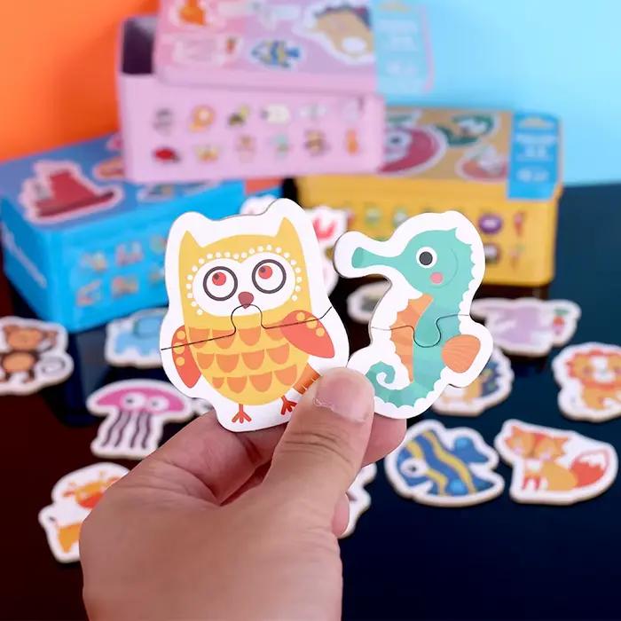 Puzzle pour bébé, jouets éducatifs Montessori