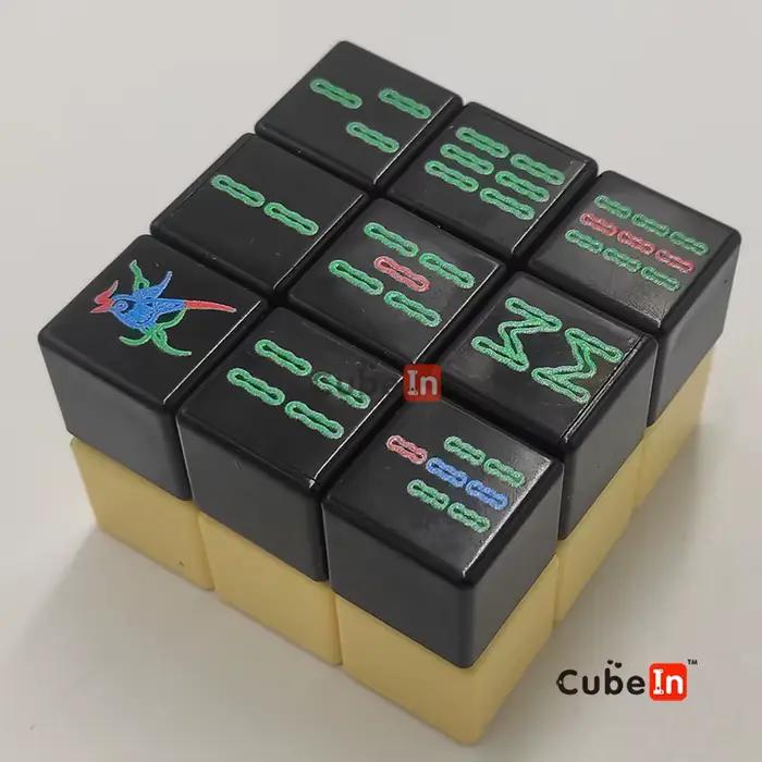 Lanlan 2x3x3 Cube de dés 2x3x3 Cube de dés Mahjong