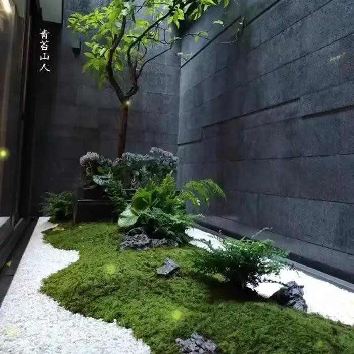 Simulation de mousse de gazon artificiel