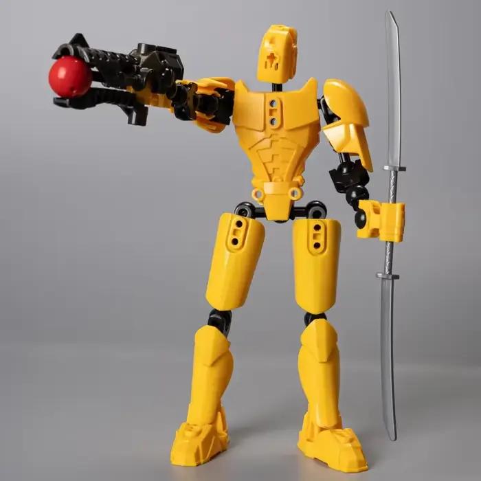 Bricolage MOC multi-articulation mobile biochimique Kanohi squelette jouet pour enfants Robot armure polyvalente poupée guerrier pour cadeaux