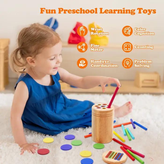 Jouets en bois Montessori