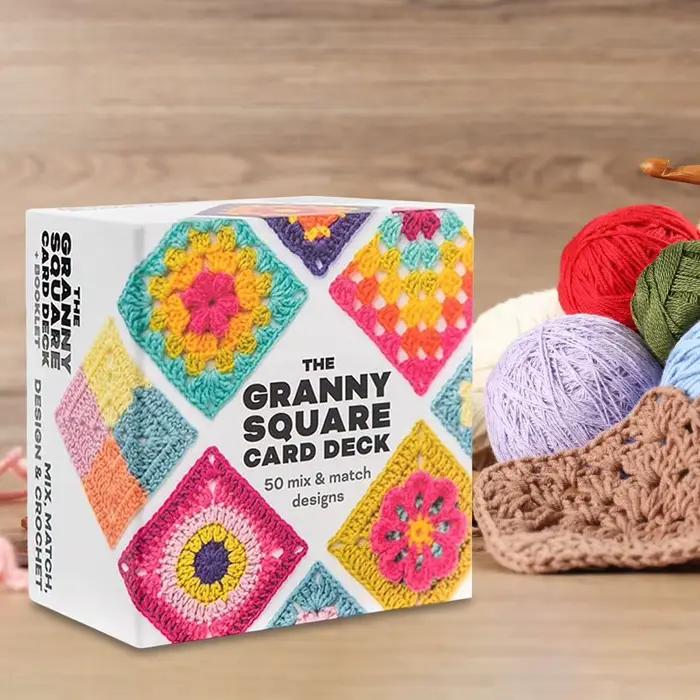 50 modèles de mélange et de correspondance Kit de tricot bricolage ensemble de cartes à motifs tricotés