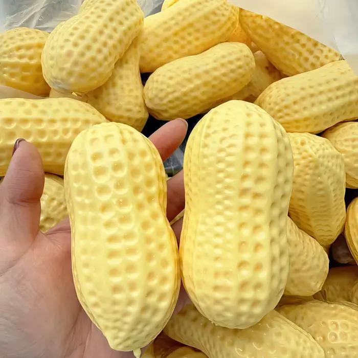 Jouets Squishy en forme d'arachide, outil anti-stress, texture douce, mode Fidget, cadeau anti-stress pour enfants et adultes, cadeaux d'anniversaire