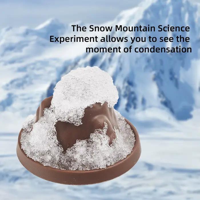 Ensemble d'expérimentation scientifique DIY pour éruption du volcan