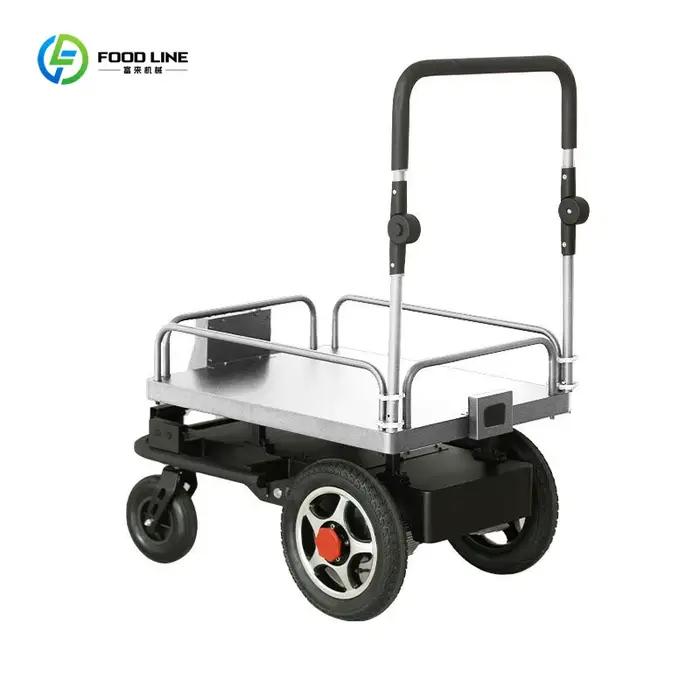 Chariot électrique logistique AGV (véhicule à guidage automatique) commercial personnalisé de 100 kg, robot de suivi pour entrepôt et stockage logistique