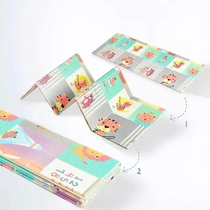 Tapis de jeu pliable pour bébés