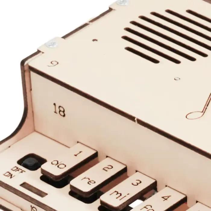 Boîte à musique piano électrique créative et amusante STEAM DIY