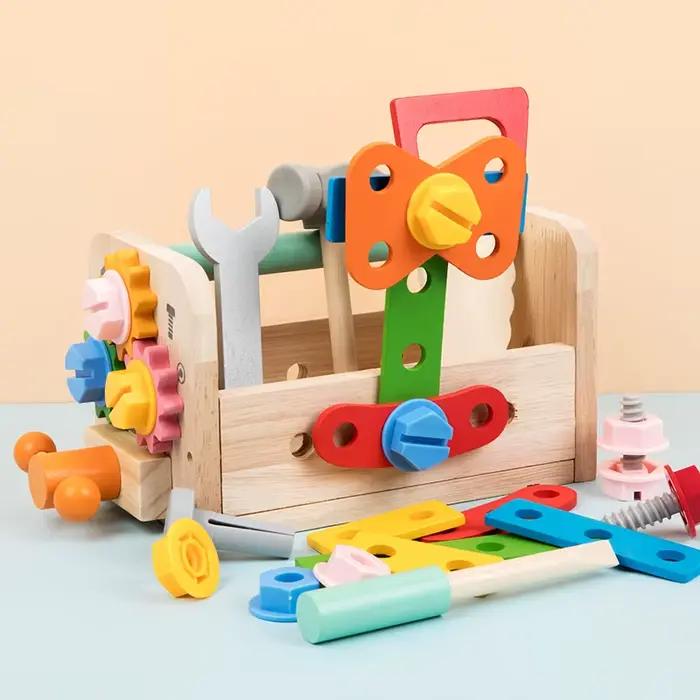 Ensemble d'outils en bois pour enfants