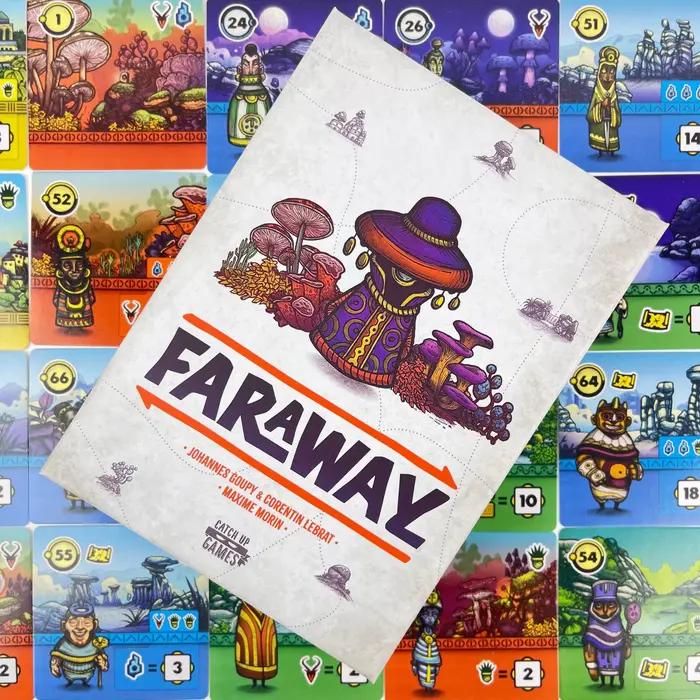 Jeu de société Faraway : Ensemble complet avec 2 extensions | Jeu