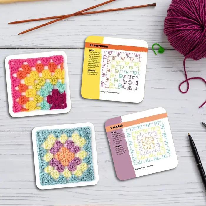 50 modèles de mélange et de correspondance Kit de tricot bricolage ensemble de cartes à motifs tricotés