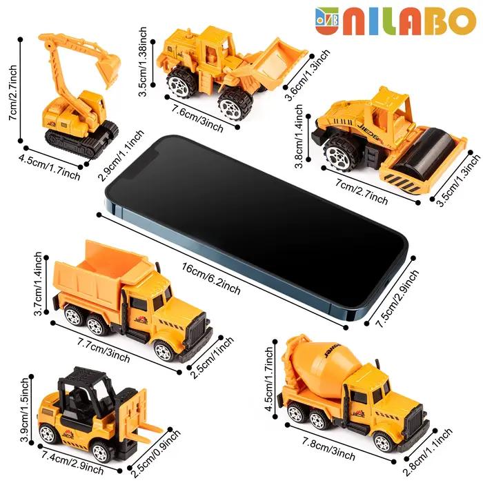 Ensemble de jouets de véhicules de Construction en alliage pour les âges de 3 à 8 ans