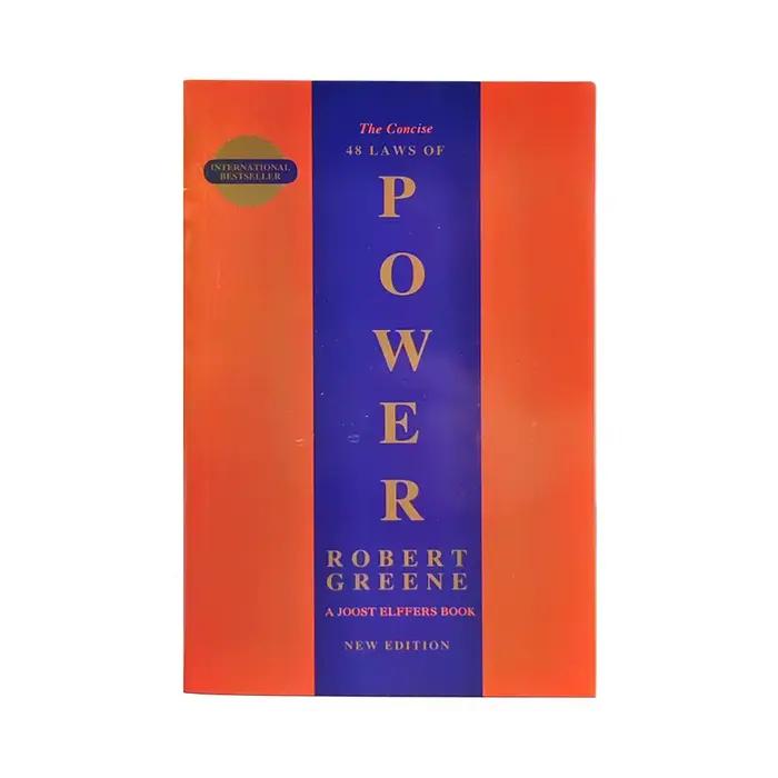 Livre anglais les 48 lois concis du pouvoir de Robert Greene, leadership politique, livres de Motivation de philosophie politique pour adultes