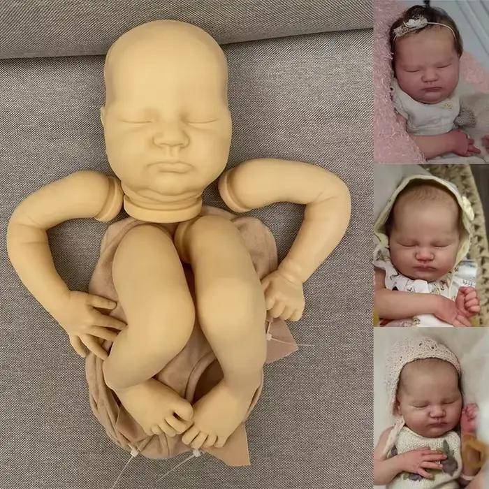 Poupées Bebe Reborn Quinlyn en vinyle souple
