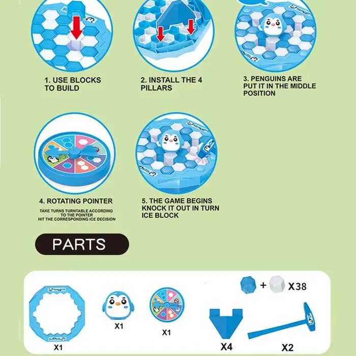 Jeu de société brise-glace en plastique pour adultes