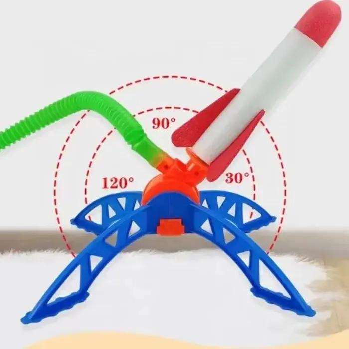 Pompe à pied de fusée d'extérieur pour enfants, pressage d'air en plein Air, combinaison de fusée, sauts, jeu de lanceur de fusée alimenté par Air, jouet pour enfants, cadeaux