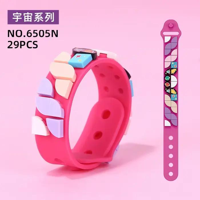 2023 nouveau bricolage DOTS Go Team! blocs de construction jouets 41900 41901 41902 41903 41911 41912 Bracelet en Silico
