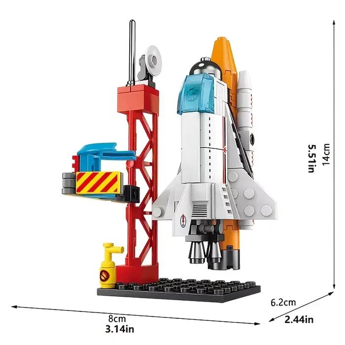 Blocs de Construction de Center de lancement de fusée spatiale