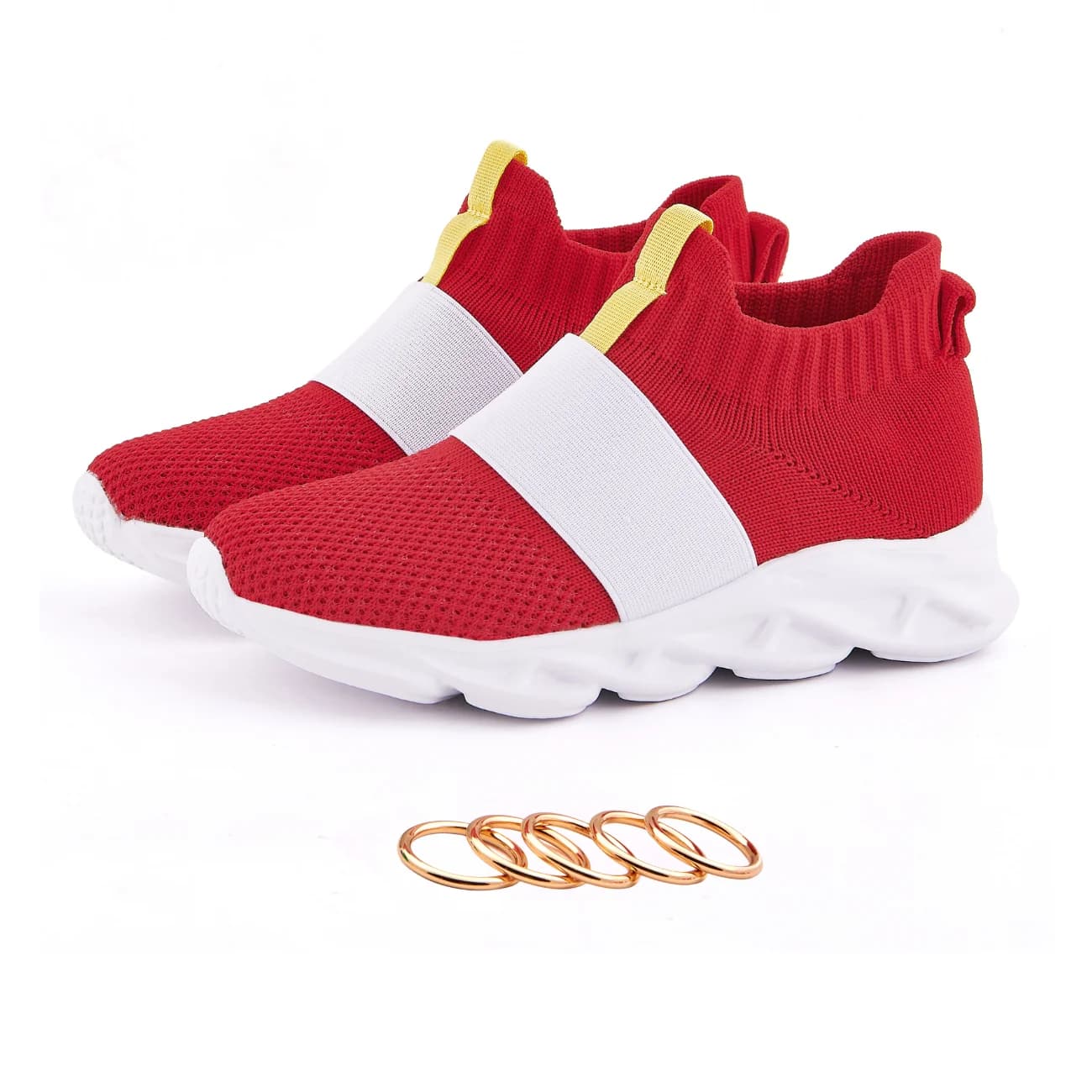 Chaussures Sonic pour garçons et enfants, Zapatillas Sonic rouges, chaussures Sonic pour enfants, ga