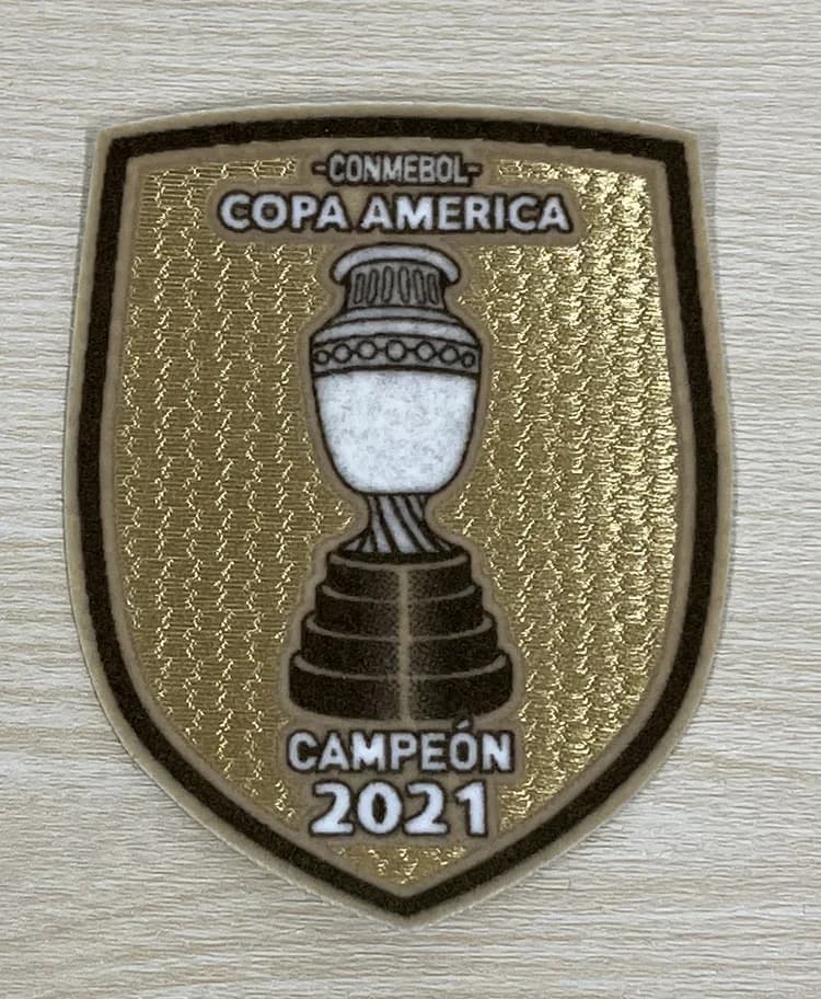 2015 2016 2019 2021 2024 jeu de patchs de football patchs authentiques à repasser argentine brésil U
