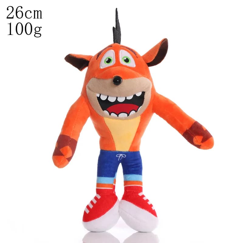 26 cm nouveauté Anime Crash Bandicoot jouets en peluche dessin animé Animal Aku Aku Crash doux peluc