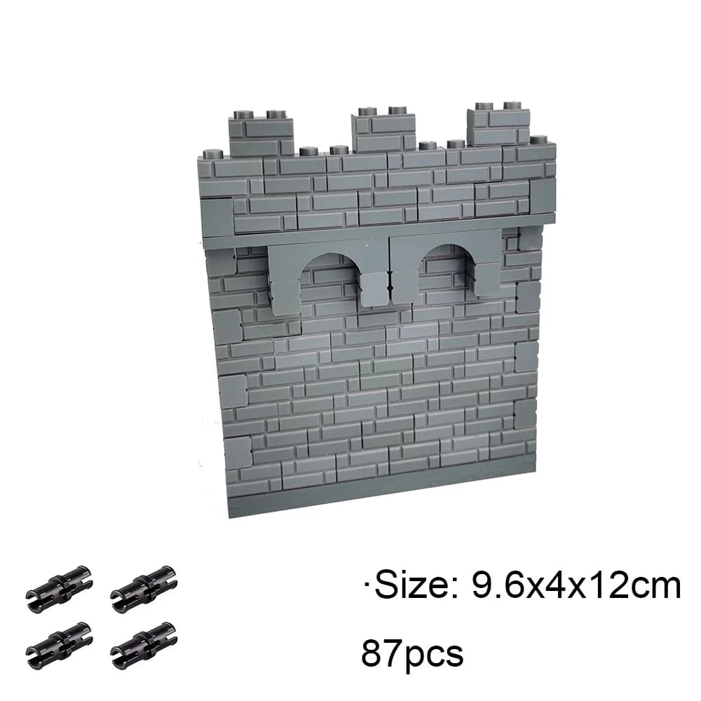 Bloc de construction pour garçon, jouet éducatif, château, forteresse, fort, pour cadeau
