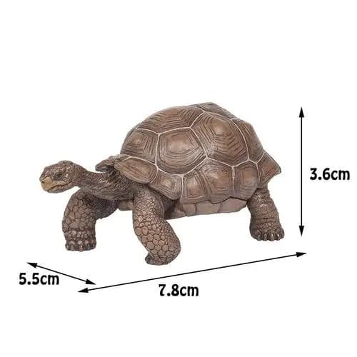 Tortue Brésilienne à Boucles Rouges en PVC de 5.5 Pouces, Jouet d'Action, Galapagos
