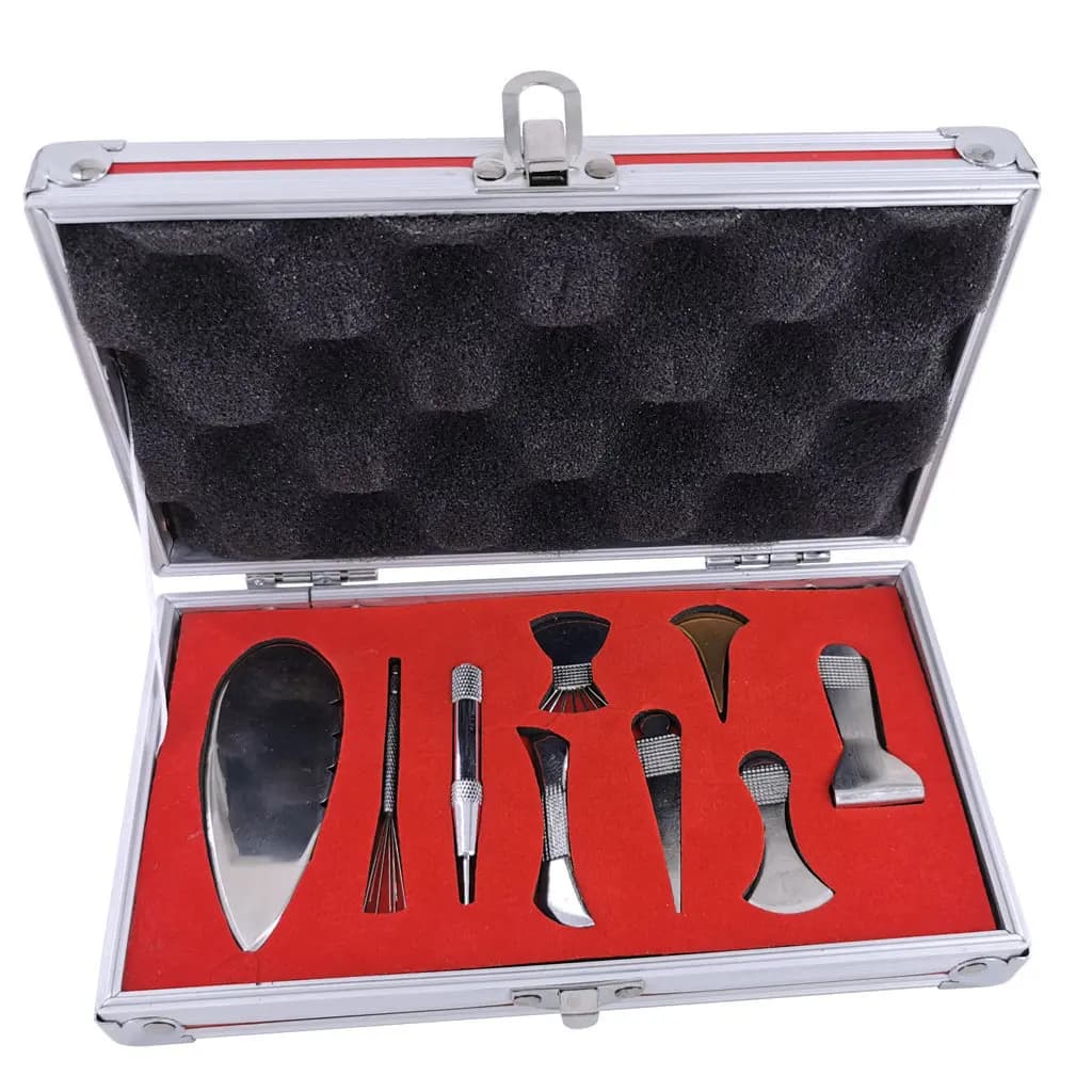 Ensemble de plaques à gratter en acier inoxydable, pour le soulagement de la douleur, outils de Mass