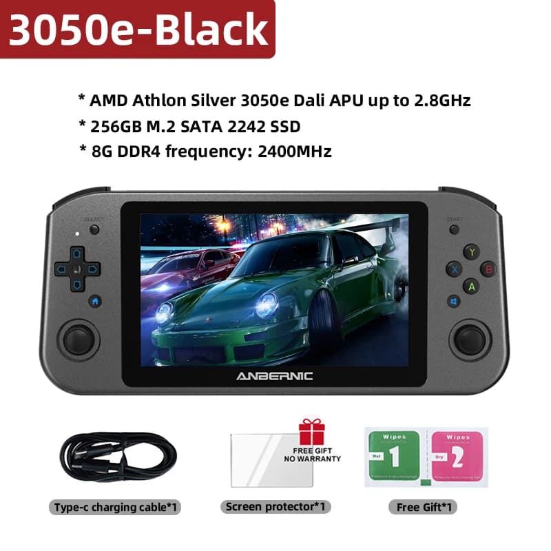 ANBERNIC Win600 jeux PC portable AMD 3020e/3050e 5.94 pouces IPS écran bureau Console de jeu vidéo W