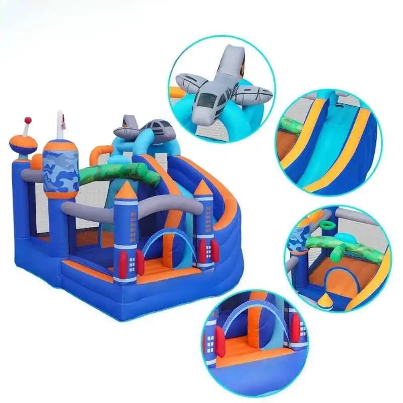 Château de trampoline de fête domestique de glissière pour petits enfants Iatable