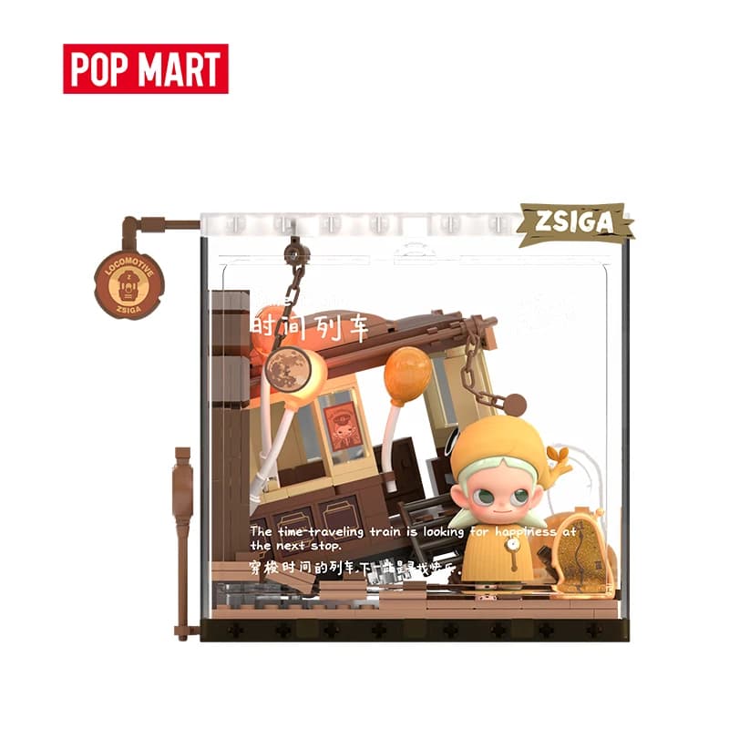 POP MART Zsiga Walking Into The Forest Series Block Figures POPMART Block Limited à 2 pièces par com